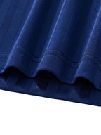 Contrast Collar Striped Soccer Jersey