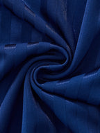 Contrast Collar Striped Soccer Jersey